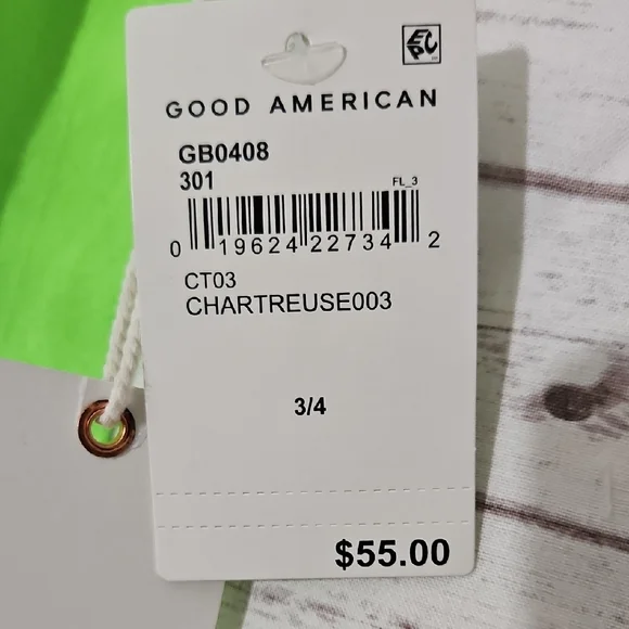 Good American Bright Green Bodysuit - Picture 7 of 7